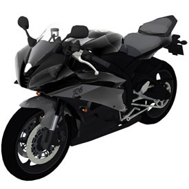 Yamaha R6 3D Object | FREE Artlantis Objects Download